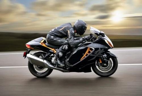 Suzuki GSX1300R Hayabusa high-performance sport motorcycle